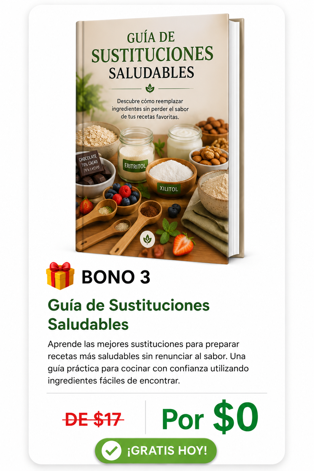 Bono 3 — Guía de Sustituciones Saludables